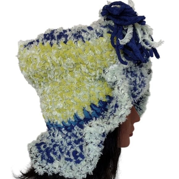 Floppy Type Hat OOAK Handmade Crochet Free Hand Women\'s One Size